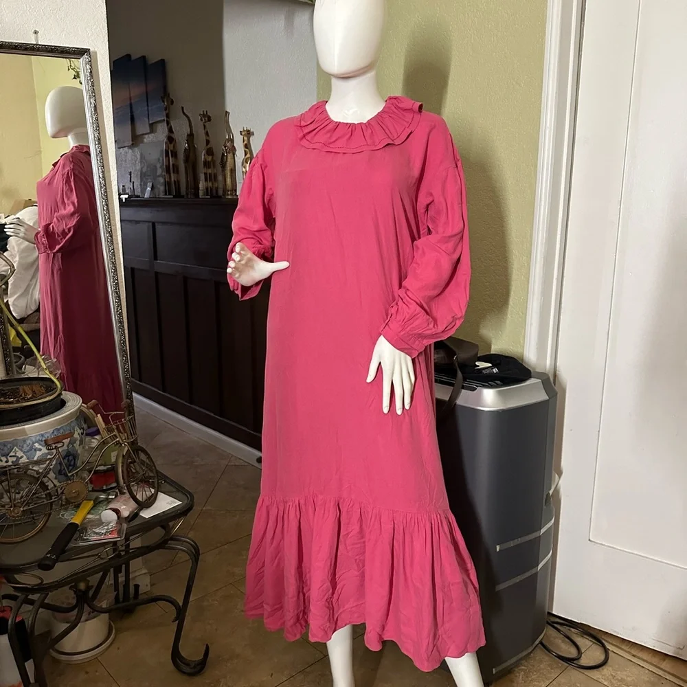Everest dress camelia fuchsia size medium - Picture 4 of 12